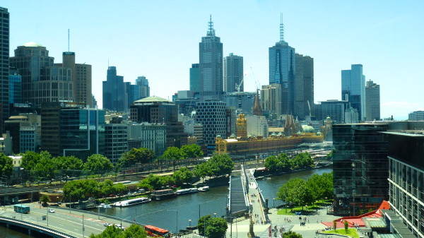 View of Melbourne from Crown Towers