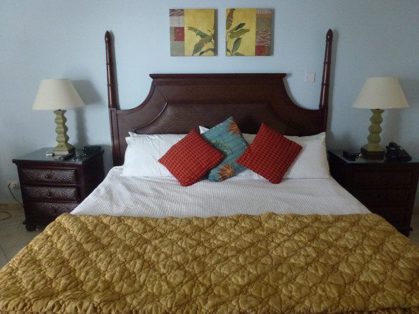 King size bed at The Club Barbados
