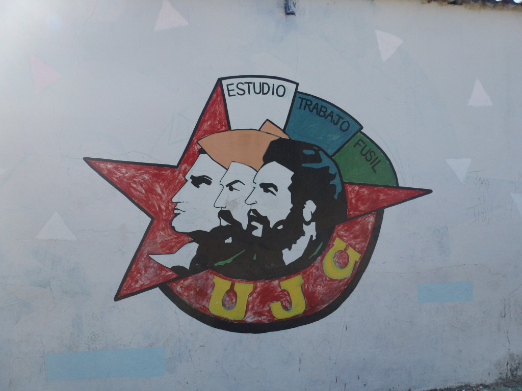 Street propaganda in Havana, Cuba