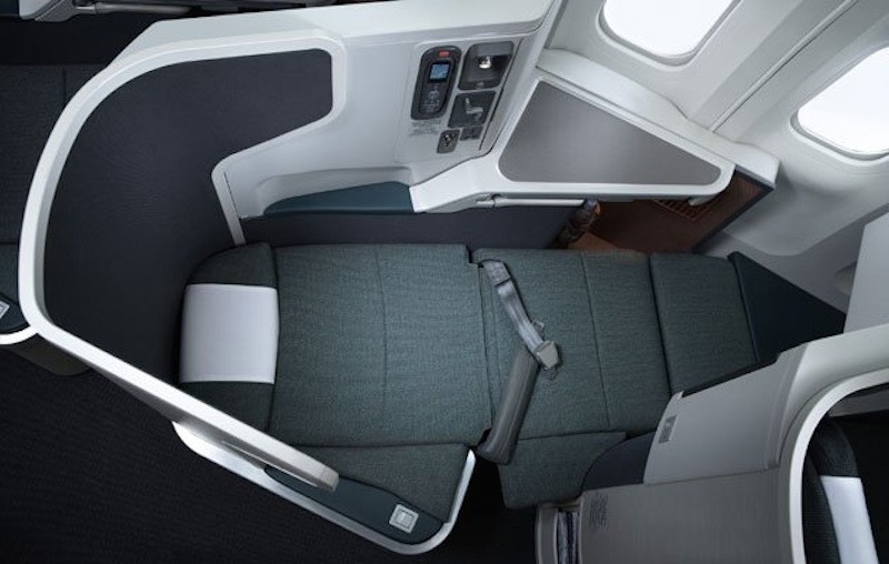Cathay Pacific business class flat bed