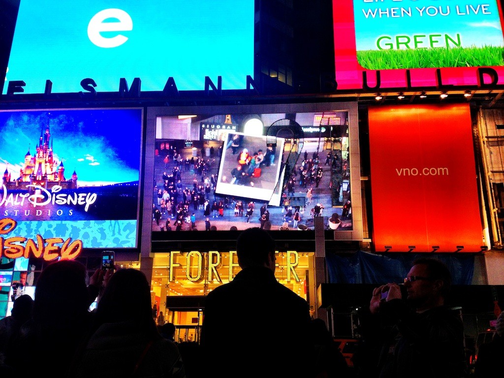Like being in a movie - Times Square