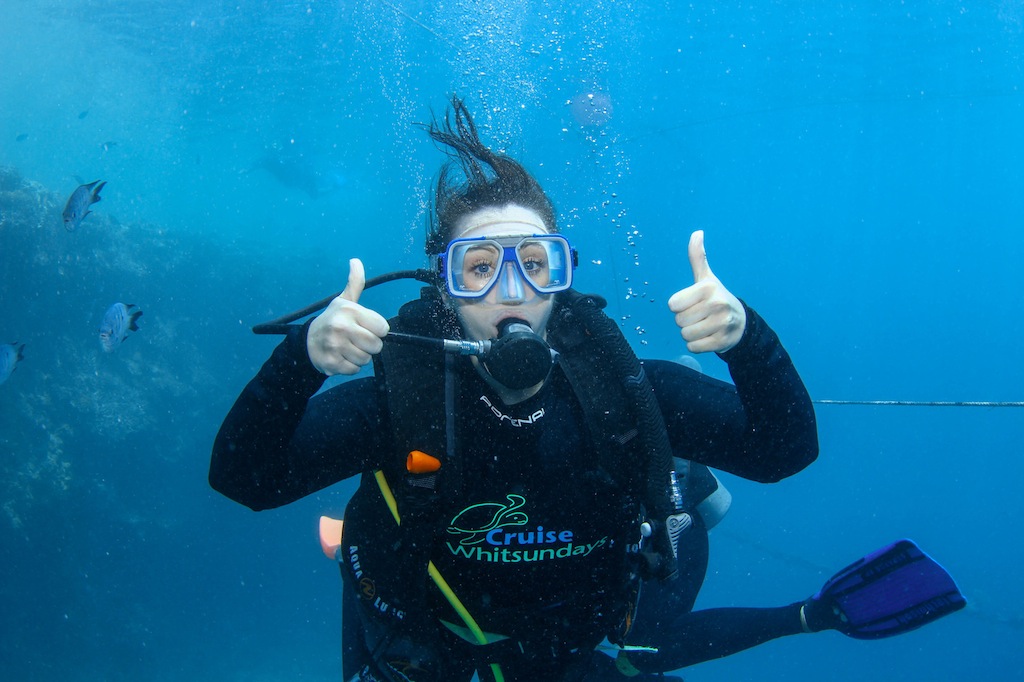 SCUBA diving the Great Barrier Reef