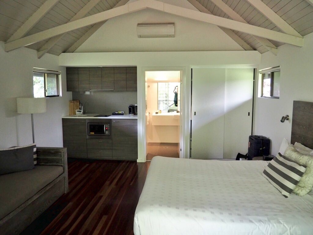 Spacious accommodation at Palm Bungalows
