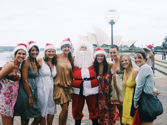 My first Aussie Christmas in Sydney with the girls in 2008