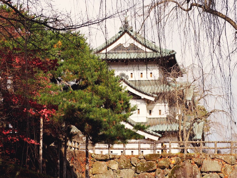 Travelling in Tohoku Region Japan - Hirosaki Castle
