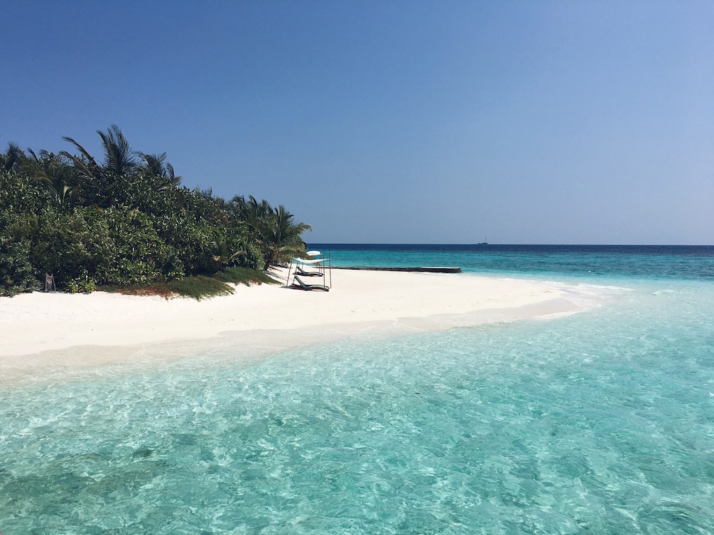 Who needs a private sandbank when the resort looks like this?