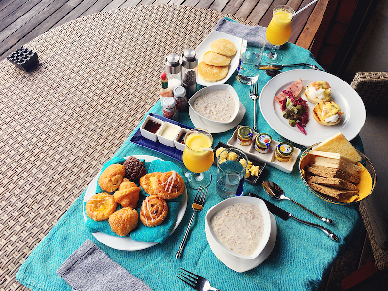 Breakfast spread 