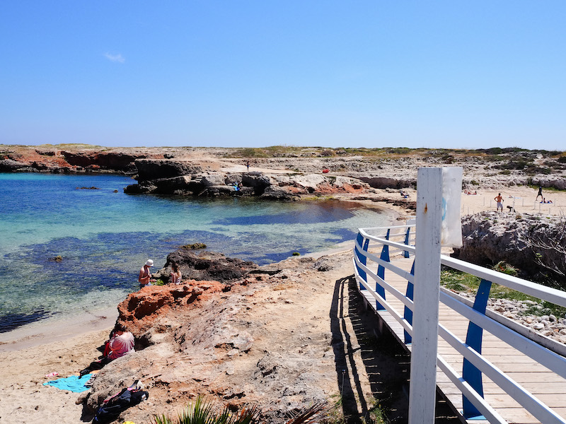 Cala Paradiso Puglia - family friendly beach to visit on a Puglia family holiday
