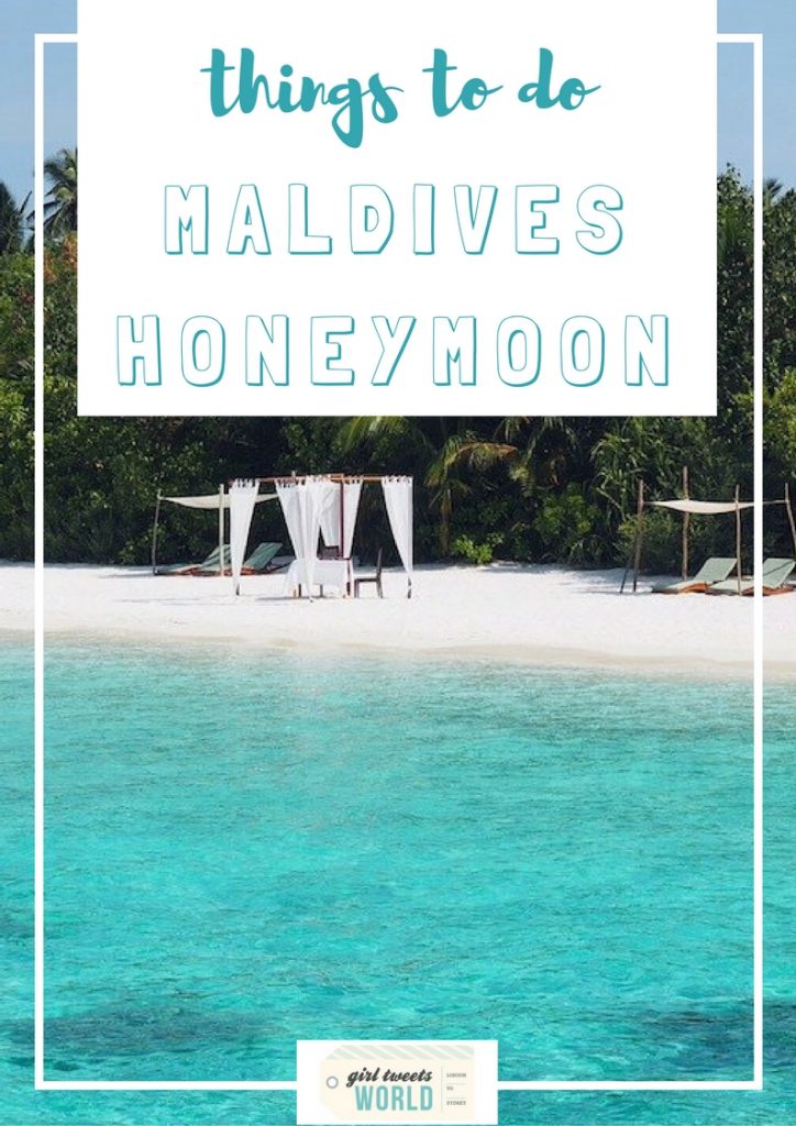 best things to do on maldives honeymoon