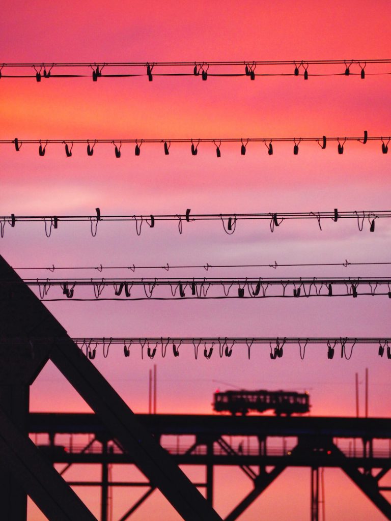 High Level Bridge at sunset