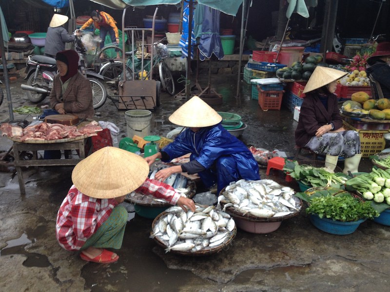Market in Hoi An Vietnam